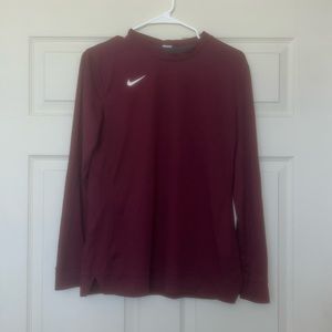 Maroon Nike pullover